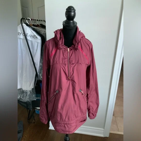 LULULEMON Miss Misty Pullover Windbreaker Jacket Rust Berry Women’s Size 8 Reg - Picture 5 of 13